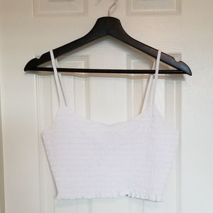 Smocked Cropped Cami
